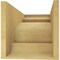 Ekena Millwork 11"W x 22"D x 11"H Wide New Brighton Rough Cedar Woodgrain TimberThane Corbel, Primed Tan CORUR11X22X11NEBRCPR - alternate 2